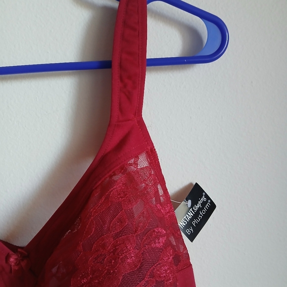 Plusform Instant Shaping Red Bra Size 50B New - Picture 5 of 12